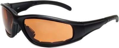 Calabria 23BF Safety Glasses Black/Copper Orange Men Women Wind Debris Anti Fog