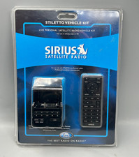 Sirius Stiletto Vehicle Kit SLV1 Portable Satellite Radio Dock Remote - Sealed