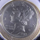 1939-D Mercury Dime Silver 10C Extremely Fine Condition US Coin Uncertified