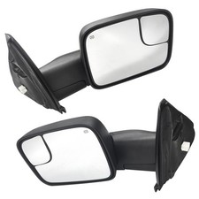 Pair Power Heated Flip Up Tow Mirrors Ch1320228 For Dodge Ram 1500 2500 3500
