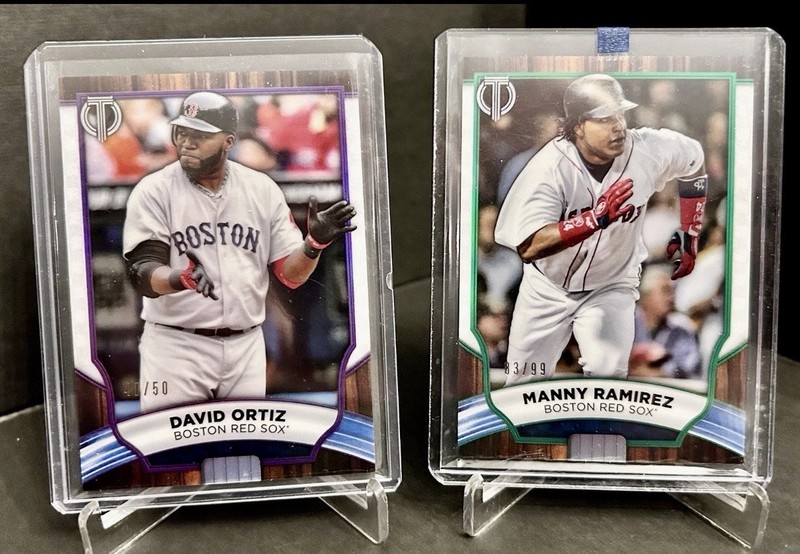 Topps Tribute 2022 Manny Ramirez /99 David Ortiz /50 Lot Of 2