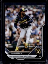 2025 Topps Now #573 Freddy Peralta Black Foil #d /10