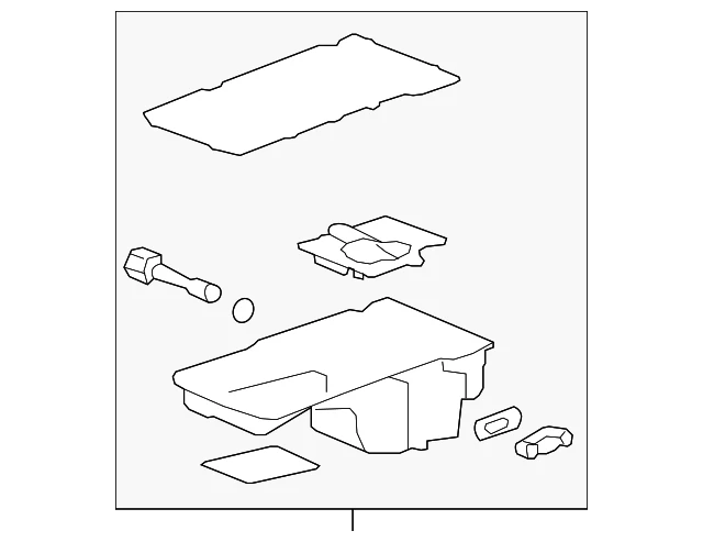 Cacerola de aceite de motor GM 12624621 original Foto 4 de 4