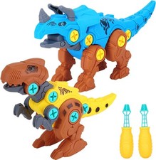 Dinosaur Toys for 3 4 Year Old Boys Gifts,Take Apart Learning Dinausors Toys