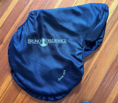 Bruno Delgrange Saddle Cover - Navy - Jumping / Full - Excellent!