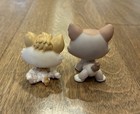 Littlest Pet Shop LPS Cream Tan Husky Dogs #1012 #1013 Hasbro — photo 6