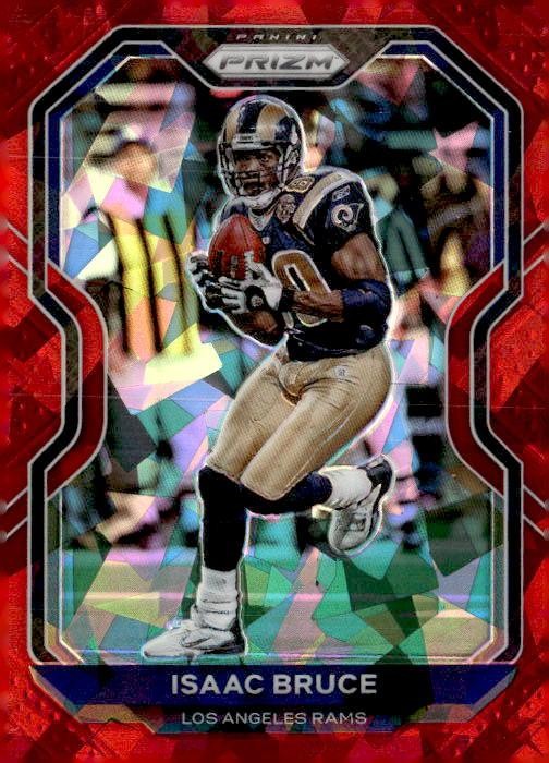 2020 Panini Prizm #280 Isaac Bruce Prizm Red Ice