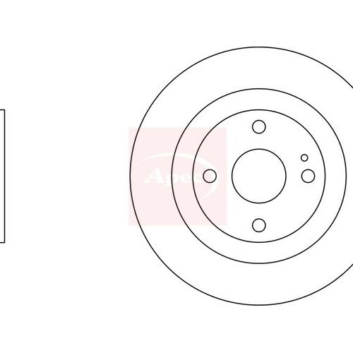 APEC Brake Disc DSK2095