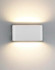 Led Wall Sconce Light Up and Down Indoor Outdoor Lamp 12W 3000K Aluminium IP44
