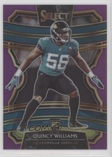 2019 Panini Select Concourse Purple Prizm 33/75 Quincy Williams #67 i5f