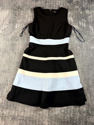 tommy hilfiger dress black and white Tommy Hilfiger Striped midi shirt dress – HIPPO US Brands main image 0