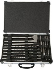 SDS-PLUS Meißel-und Bohrerset 17-teilig im Koffer D-42444