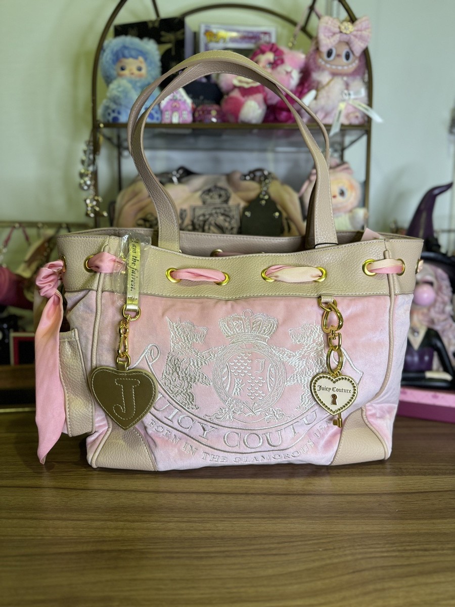 Juicy Couture Light Pink Beige L Daydreamer Tote UK Release | eBay