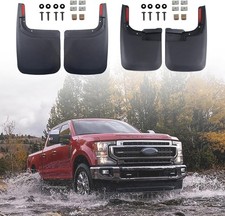 Mud Flaps Splash Guards for Ford F-250 F-350 2017-2024 w/Single Rear Wheels ...