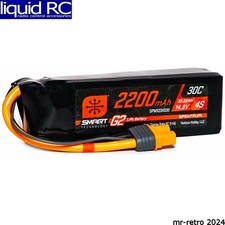 Spektrum X224S30 2200mAh 4S 14.8V Smart G2 LiPo 30C; IC3