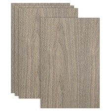 4PCS Walnut Plywood Sheets,12 x 18 x 1/8 Inch for Crafts,Painting