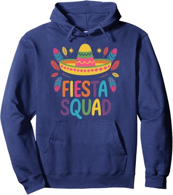 Fiesta Squad Family Matching Cinco De Mayo Colors Unisex Hooded Sweatshirt