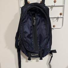 Vintage Vespa Mini Backpack 20" Navy Blue Black Scooter Commuter