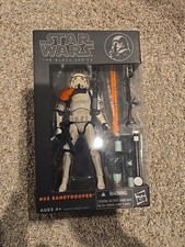 Star Wars The Black Series  03 Sandtrooper Action Figure Orange Line