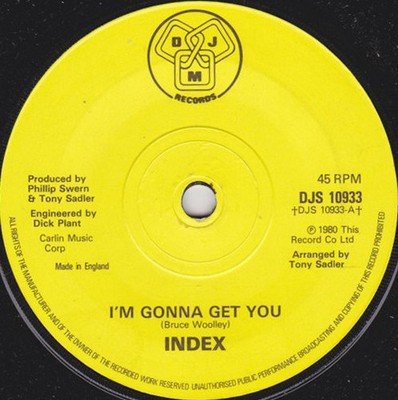 Index  - I'm Gonna Get You (7'', Single)