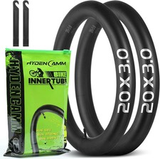 2 Pack 20x3 Fat Tire Bike Inner Tubes 20 Fat Bike Tubes 20 X 3.0/3.50 AV Sch...