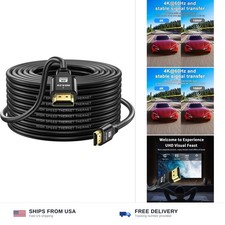 50FT Long Hdmi Cable, 4K 60Hz, 18Gbps High Speed HDMI 2.0 Cord, Ultra HD,Ethe...