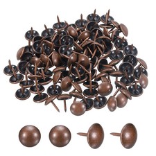 Upholstery Tacks, 7/16" x 1/2" 100 Pcs for DIY Handicrafts Red Bronze 