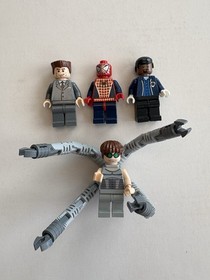 LEGO Spider Man Spiderman Doc Ock's Fusion Lab 4857 Rare Figures