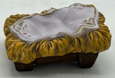 Kirkland Porcelain Nativity Holiday Piece 3 1/2" Manger 75177 Replacement