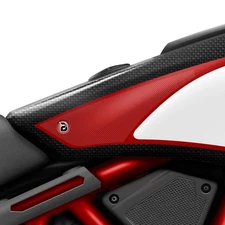 BLOQ INDIAN FTR1200/S (2019-) Motorcycle Tank Grips HiGrip - CLEAR