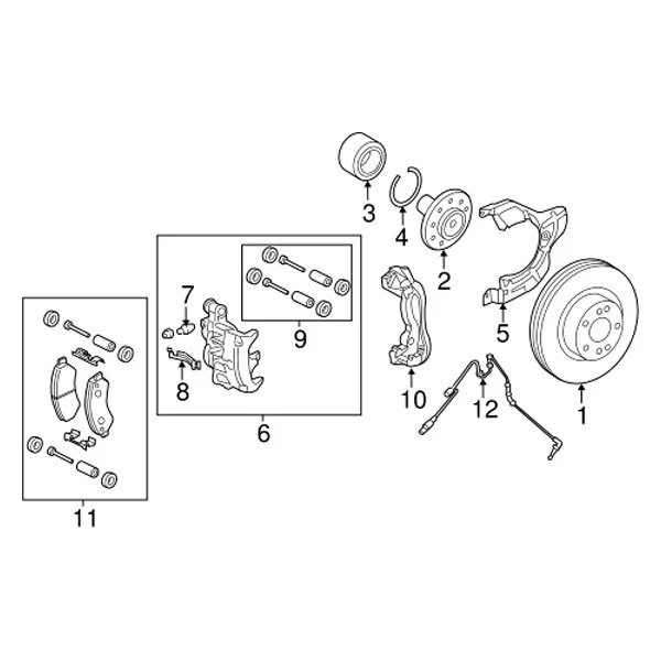 For Ram ProMaster 3500 15-17 Mopar Semi-Metallic Front Disc Brake Pads Foto 3 de 3