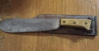 WW2 USMC Bolo Knife Machete Chatillion NY w/ Boyt 45 Sheath Vintage Military