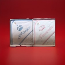 SQUARE BATHROBE NEWBORN EMBROIDERY HOOD 100 COTTON  MY LITTLE ONE  