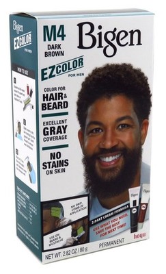(2 PACK) Bigen Ez Color For Men M4 Dark Brown Kit
