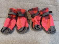 Pet Dog Puppy Shoe Sock Rain Boots Red Black Soft Bottom Waterproof Small Dogs