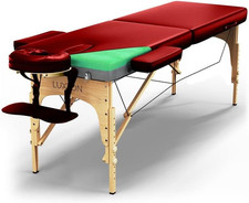 Premium Foam Massage Table Portable Foldable Massage Bed Height Adjustable, 72 I