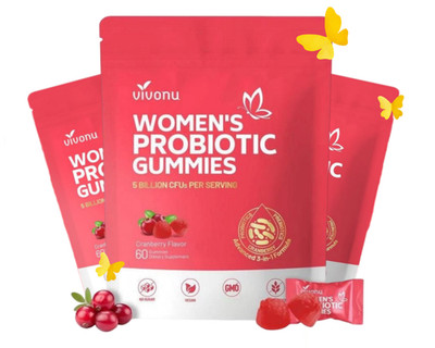 Vivonu Vaginal Probiotic Feminine pH Balance Premium Gummy for Healthy Odor, Yea