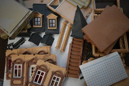 PLAYMOBIL VINTAGE 5300 VICTORIAN MANSION DOLLHOUSE- replacement parts pieces