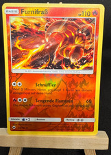 Pokémonkarte Furnifraß 24/147 Nacht in Flammen Reverse Holo Original Deutsch