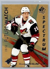 2016-17 SP Authentic #S-85 Brendan Perlini Arizona Coyotes Spectrum Gold #/50