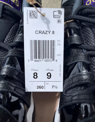 New Adidas Crazy 1998 All Star Game Kobe Basketball Shoes Sz