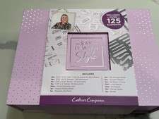 NEW Crafters Companion Say It With Style Value Set - Over 125 Elements