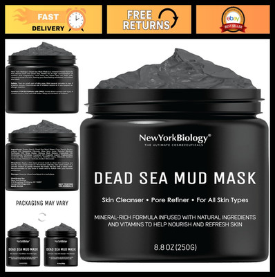 Dead Sea Mud Mask for Face & Body | Spa Quality Pore Refiner | Natural Skincare