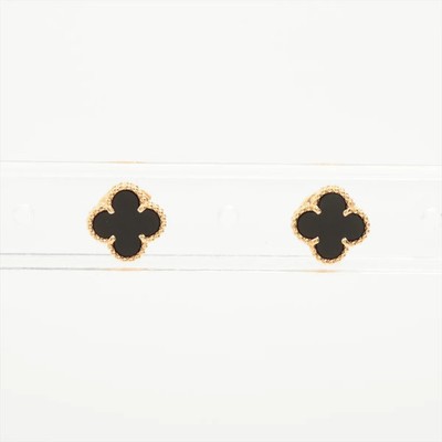 Van Cleef & Arpels Sweet Alhambra Onyx Piercing Schmuck 750 (YG) 2,5g