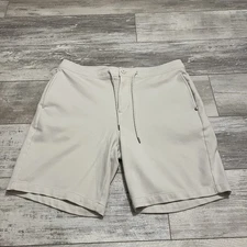 Vuori Shorts Mens XL  7" Gray Performance Gym Lounge Dreamknit Soft Cotton