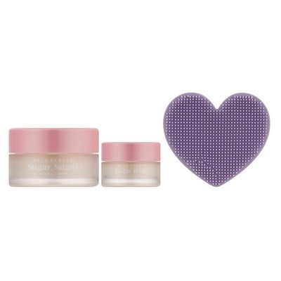 Lippenpflegeset NCLA Beauty Birthday Cake (balm 10 ml, scrub 15 ml + Scrubber)