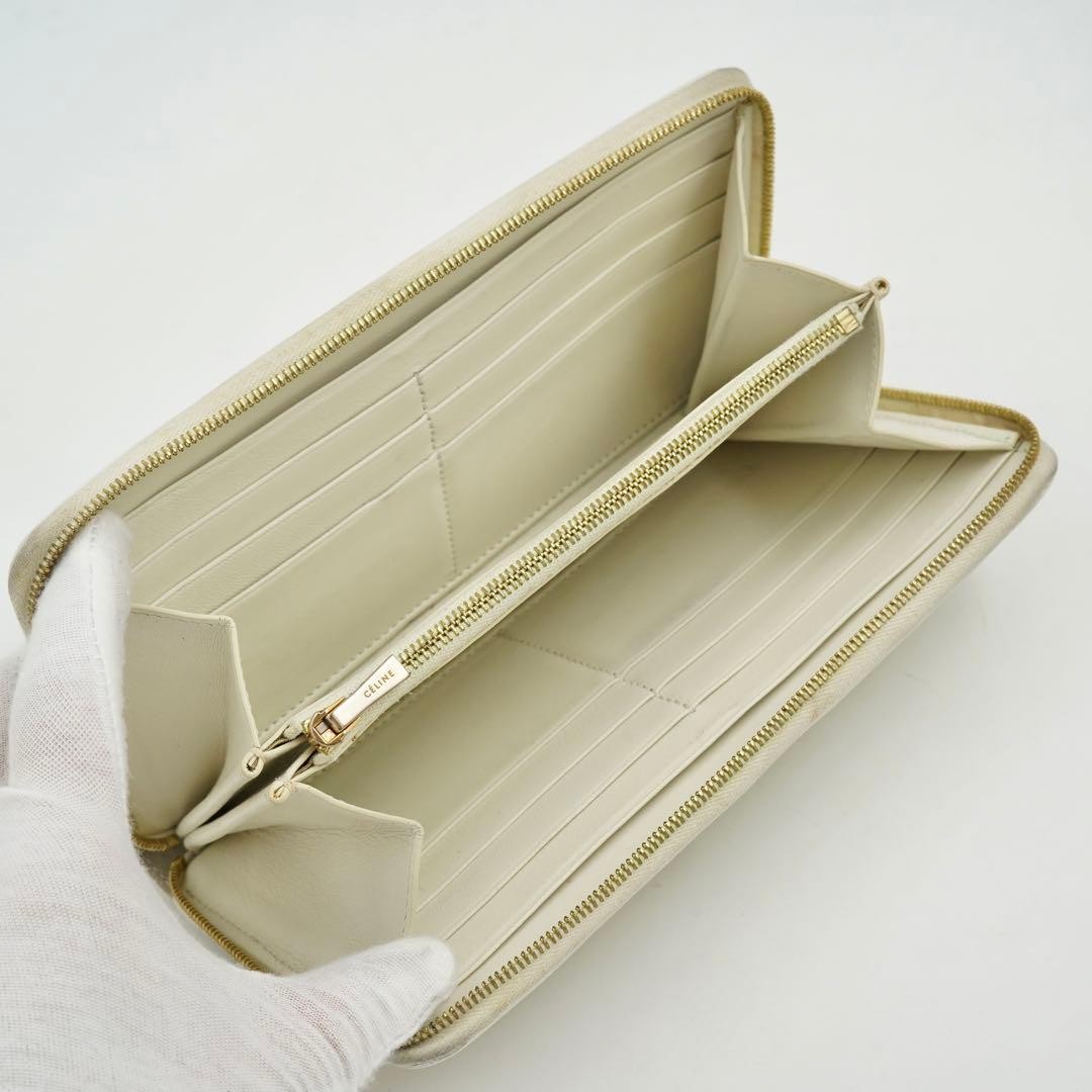 CELINE Large Zip Multi function Bi color From Jap… - image 5