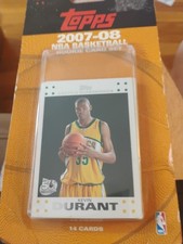 TOPPS 2007-08 NBA BASKETBALL ROOKIE CARD SET KEVIN DURANT SEATTLE SONICS SEALED. rookie card picture