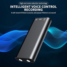 Mini Digital Voice Recorder 8GB 16GB Audio Dictaphone MP3 Player USB