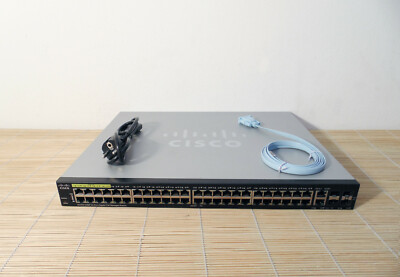 Cisco SG350-52MP-K9 48x 1Ge PoE+ ports with 740W power budget Managed Switch